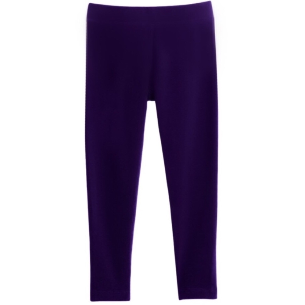 Purple Fleece Lined Leggings
